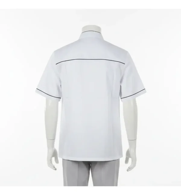 CHAQUETA DE CHEF BLANCA MANGA CORTA 2XL - TF505-17