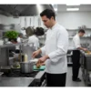 CHAQUETA DE CHEF BLANCA MANGA LARGA L - TF505-18