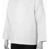 CHAQUETA DE CHEF BLANCA MANGA LARGA L - TF505-18