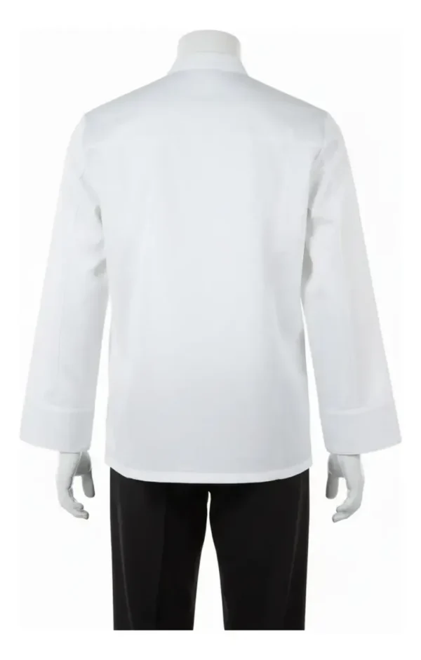 CHAQUETA DE CHEF BLANCA MANGA LARGA L - TF505-18