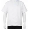 CHAQUETA DE CHEF BLANCA MANGA CORTA L - TF505-19