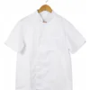 CHAQUETA DE CHEF BLANCA MANGA CORTA 2XL - TF505-19