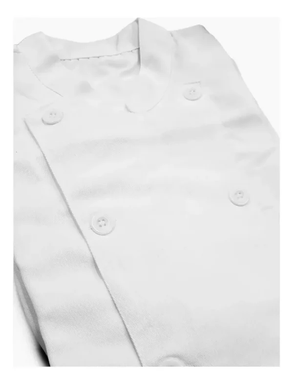 CHAQUETA DE CHEF BLANCA MANGA CORTA 2XL - TF505-19