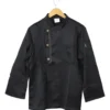 CHAQUETA DE CHEF NEGRA MANGA LARGA L - TF505-20