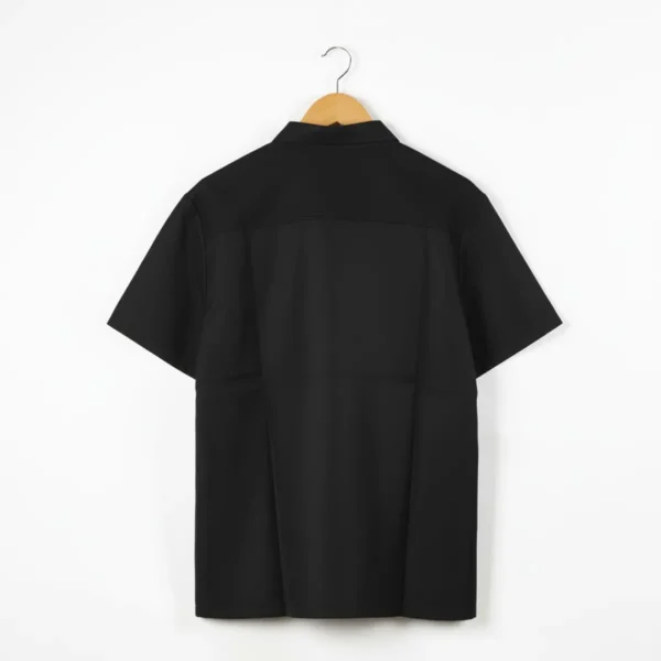 CHAQUETA DE CHEF NEGRA MANGA CORTA 2XL - TF505-21
