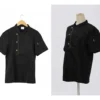 CHAQUETA DE CHEF NEGRA MANGA LARGA 2XL - TF505-20