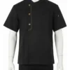 CHAQUETA DE CHEF NEGRA MANGA LARGA 2XL - TF505-20