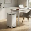 Cesto Recipiente Basura C/ Pedal Otten 30 Lts Blanco