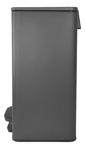 Cesto Recipiente Basura C/ Pedal Otten 30 Lts Gris