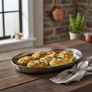 Fuente BAndeja Oval Acero Inoxidable Otten 30 cm