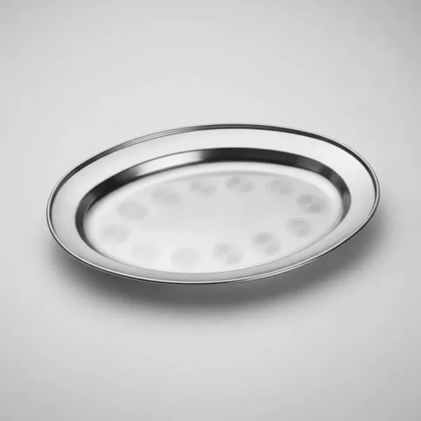 Fuente bandeja Oval Acero Inoxidable Otten 22 cm