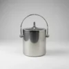 Hielera Doble Fondo Acero Inoxidable Con Tapa Otten 1 Lt - Plateado