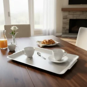 Bandeja De Servicio Acero Inoxidable Otten 27 X 15 Cm Plateado