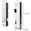 BOMBILLA RECTA 19CM ACERO INOX C/CEPILLO - OTTEN -