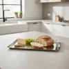 Bandeja De Servicio Acero Inoxidable Otten 40 X 24 Cm Plateado