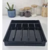 Cubiertero Extensible 9 Divisiones Organizador Otten Negro