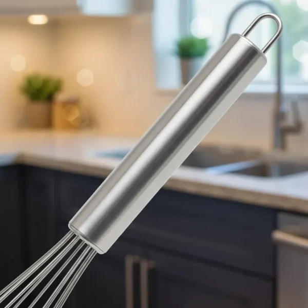Batidor De Lujo Manual Alambre De Acero Inoxidable 30 Cm