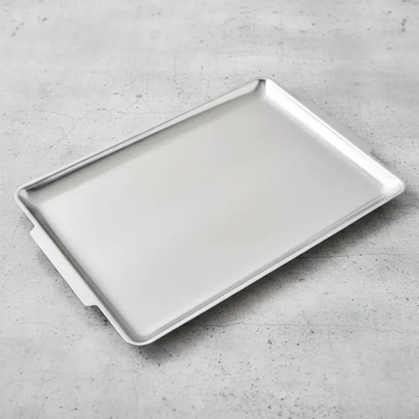 Bandeja De Servicio Acero Inoxidable Otten 40 X 24 Cm Plateado