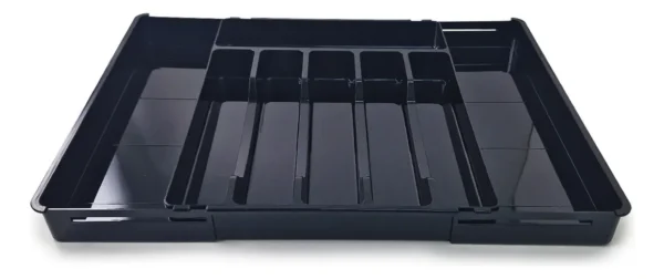 Cubiertero Extensible 9 Divisiones Organizador Otten Negro