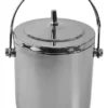 Hielera Doble Fondo Acero Inoxidable Con Tapa Otten 2 Lts Plateado