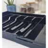 Cubiertero Extensible 9 Divisiones Organizador Otten Negro
