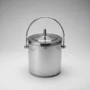 Hielera Doble Fondo Acero Inoxidable Con Tapa Otten 1,4 Lts Plateado