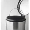 Cesto Tacho De Basura Acero Inoxidable A Pedal Otten 12 Lts - Plateado