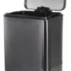 Cesto Recipiente Basura C/ Pedal Otten 30 Lts Negro