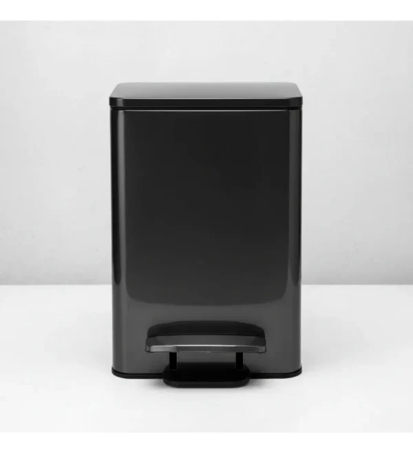 Cesto Recipiente Basura C/ Pedal Otten 30 Lts Negro