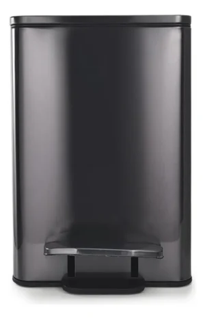 Cesto Recipiente Basura C/ Pedal Otten 21 Lts - Gris Oscuro