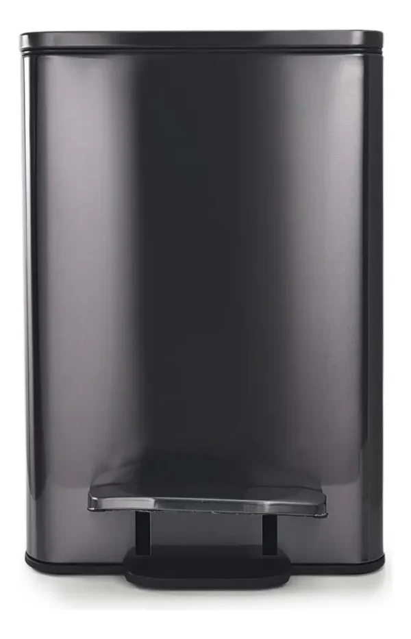 Cesto Recipiente Basura C/ Pedal Otten 30 Lts Negro