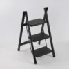 Escalera Resistente Rebatible De Hierro 3 Peldaños Otten