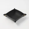 BANDEJA MULTIUSO ECOCUERO NEGRA 20 x 20CM - OTTEN -