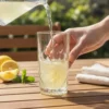 Set X 6 Vaso Vintage Vidrio Labrado 365 Ml