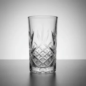 Set X 6 Vaso Vintage Vidrio Labrado 365 Ml