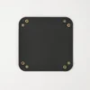 BANDEJA MULTIUSO ECOCUERO NEGRA 20 x 20CM - OTTEN -