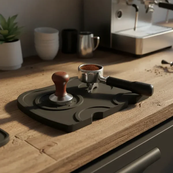 Alfombrilla Mat Silicona Estacion Tamper Barista Otten 21cm