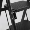 Escalera Resistente Rebatible De Hierro 3 Peldaños Otten