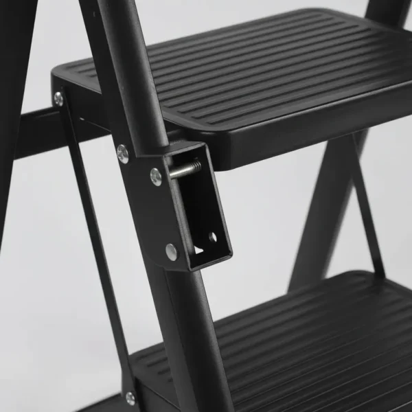 Escalera Resistente Rebatible De Hierro 3 Peldaños Otten