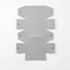 CAJA DE PAÑUELOS ECOCUERO GRIS -OTTEN-