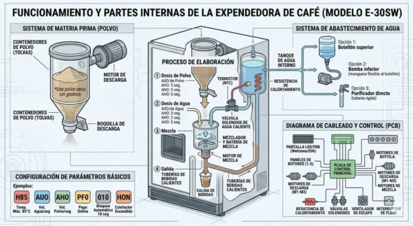22273OTT0005-4 MÁQUINA EXPENDEDORA DE CAFÉ E30SW - OTTEN -