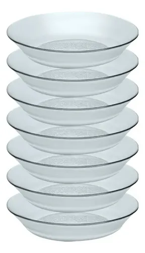 PLATO HONDO VIDRIO ACQUAMARINE 21 CM - RIGOLLEAU