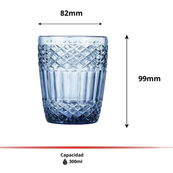 VASO LABRADOS GRECO AZUL 300 ML - RIGOLLEAU