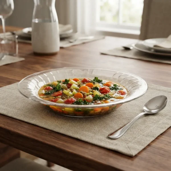 PLATO HONDO VIDRIO TILCARA 22 CM - RIGOLLEAU
